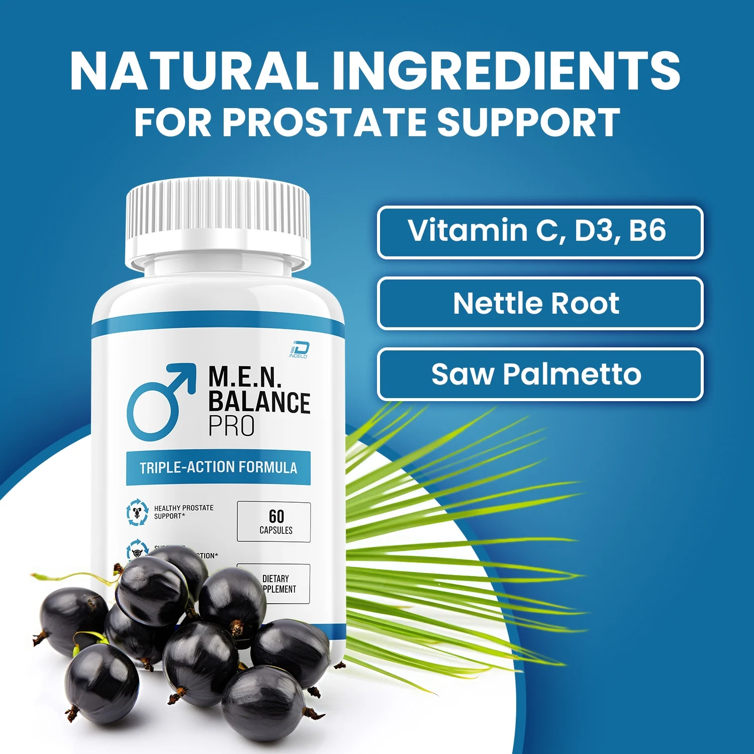 How MEN Balance Pro works, natural support